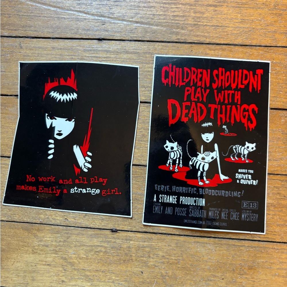 Emily Strange Sticker Set